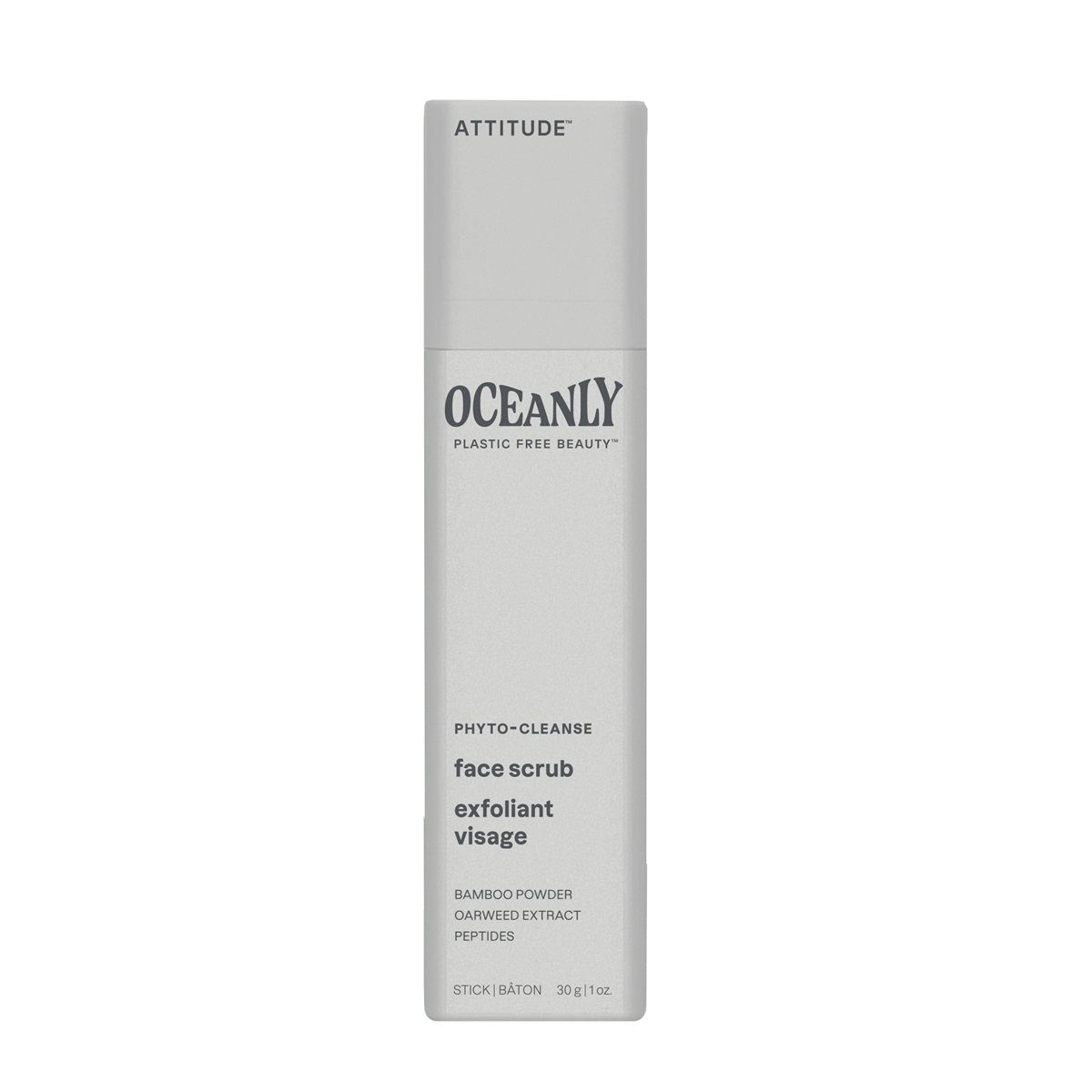 Attitude Oceanly Phyto-Cleanse Gezichtsscrub Stick (30 gr)
