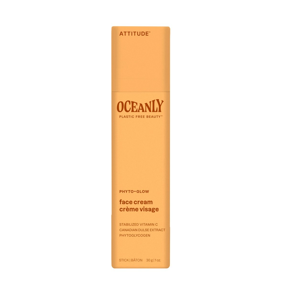 Attitude Oceanly Phyto-Glow Gezichtscreme Stick (30 gr)