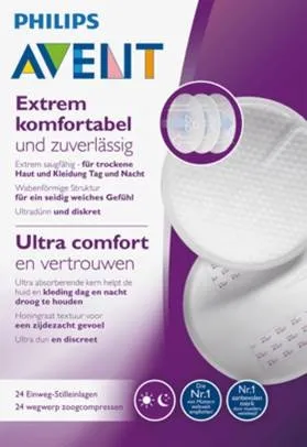 Avent Borstcompressen Wegwerp (24 stuks)