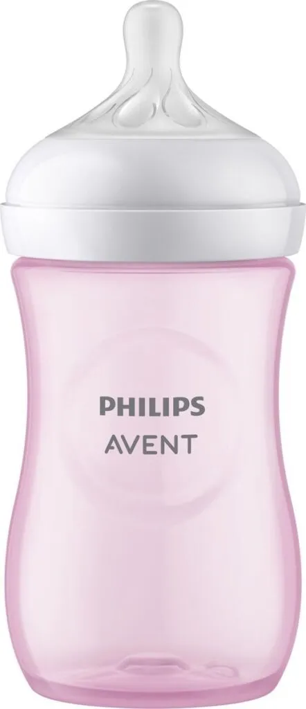 Avent Zuigfles Natural 3.0 Roze (1 stuk)