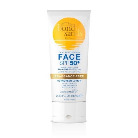 Bondi Sands Sun Lotion Face SPF50+ Geurvrij (75 ml)