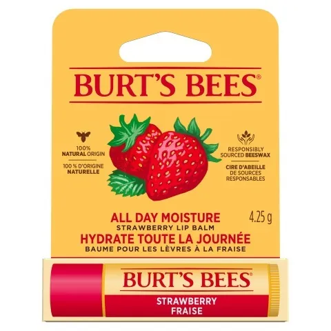Burt's Bees Lip Balm Strawberry Blister (1 stuk)