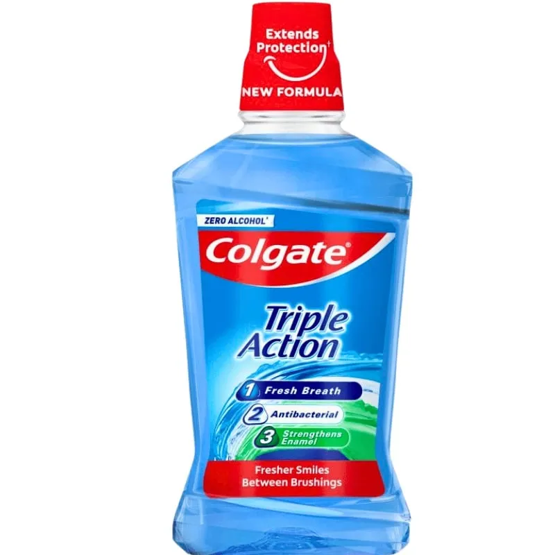 Colgate Mondwater Triple Action (500 ml)