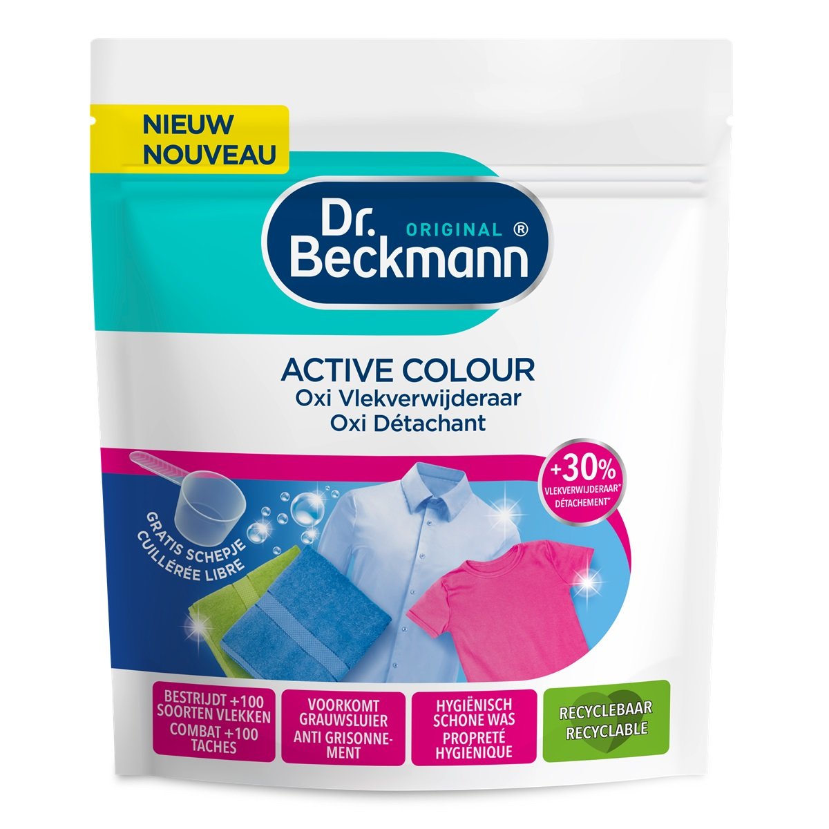 Dr. Beckmann Textiel Active Colour Oxi Vlekverwijderaar (400 gr)