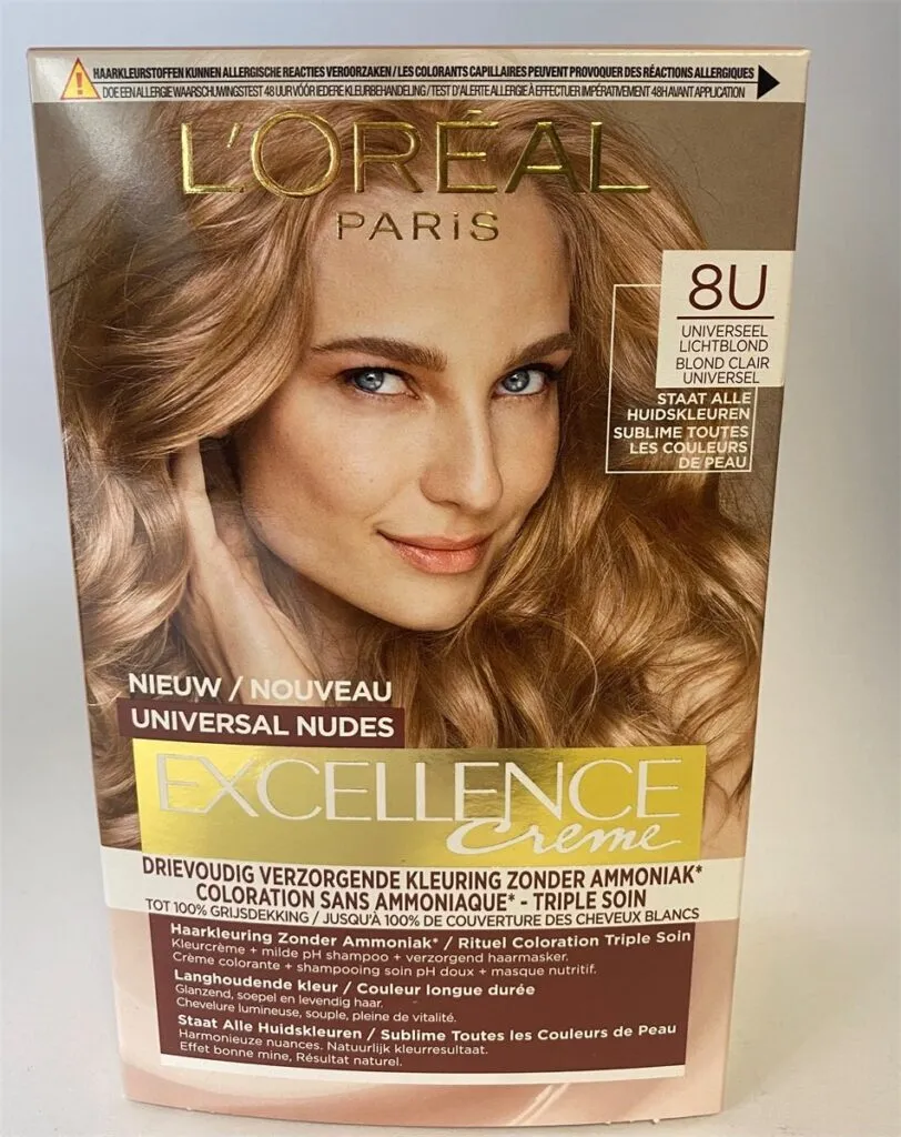 L'Oréal Excellence Creme 8U - Uni Licht Blond (1 stuk)