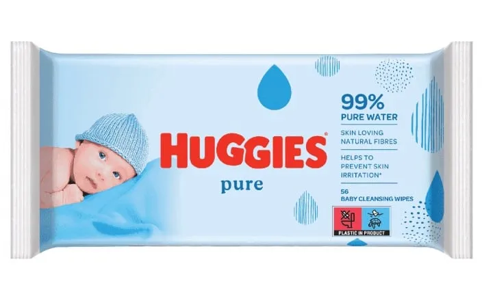 Huggies Babydoekjes 99% Pure Water (56 stuks)