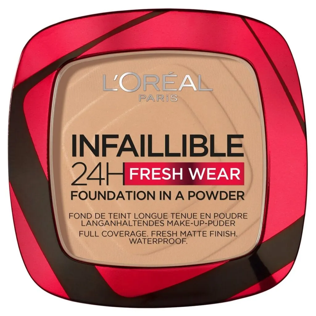 L'Oréal Foundation Poeder Infaillible Fresh Wear 140 Golden Beige (1 stuk)