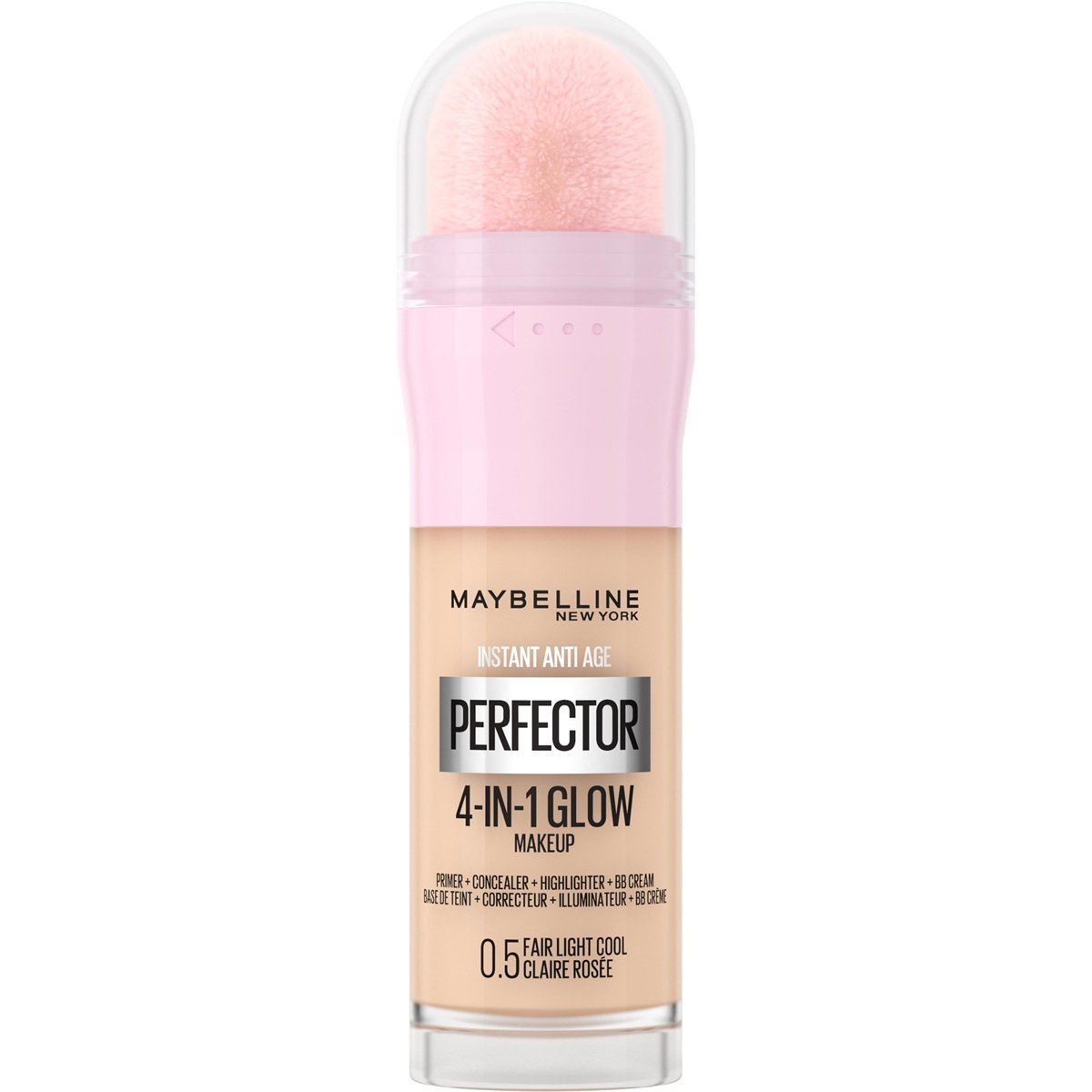 Maybelline New York Foundation Perfector 4-In-1 Glow 0.5 Fair Light Cool (20 ml)