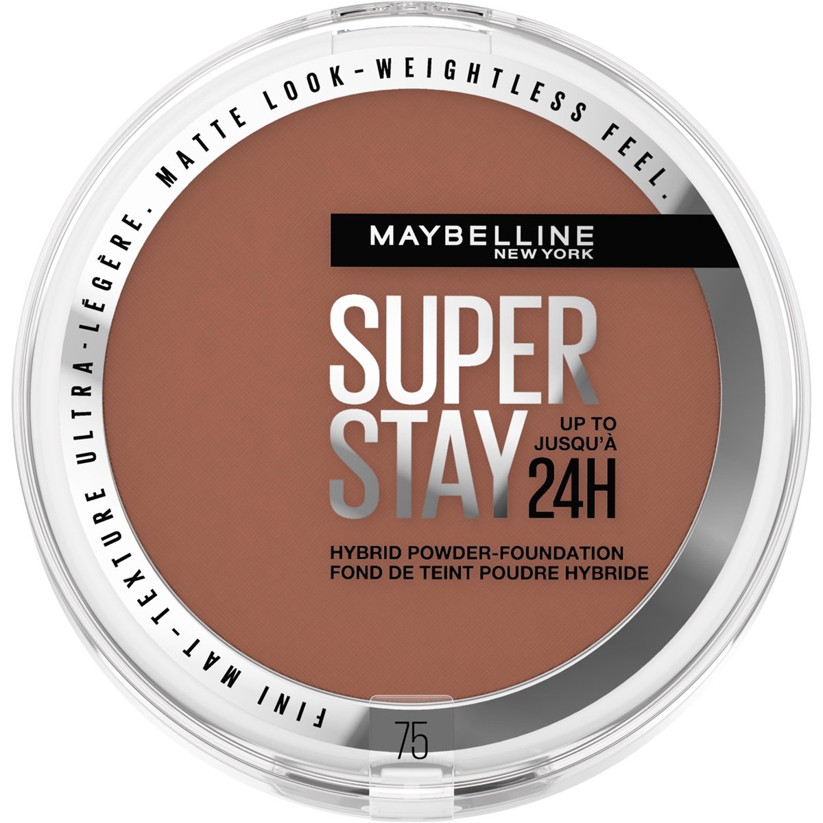 Maybelline New York Foundation Powder Super Stay 24H Matte 75 (1 stuk)