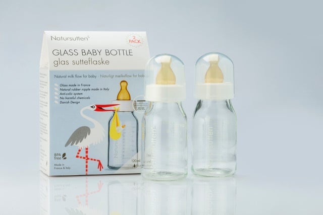 Natursutten Zuigfles Glas (2 stuks)