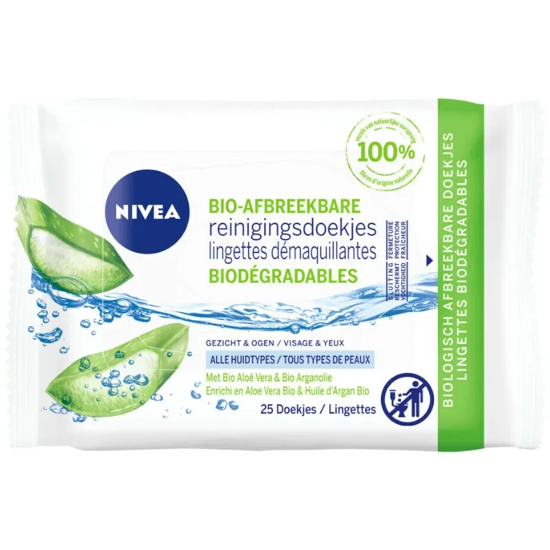 Nivea Reinigingsdoekjes Aloe Vera (25 stuks)