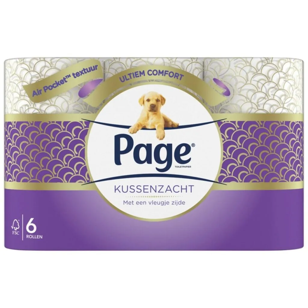 Page Toiletpapier Kussenzacht (6 rollen)