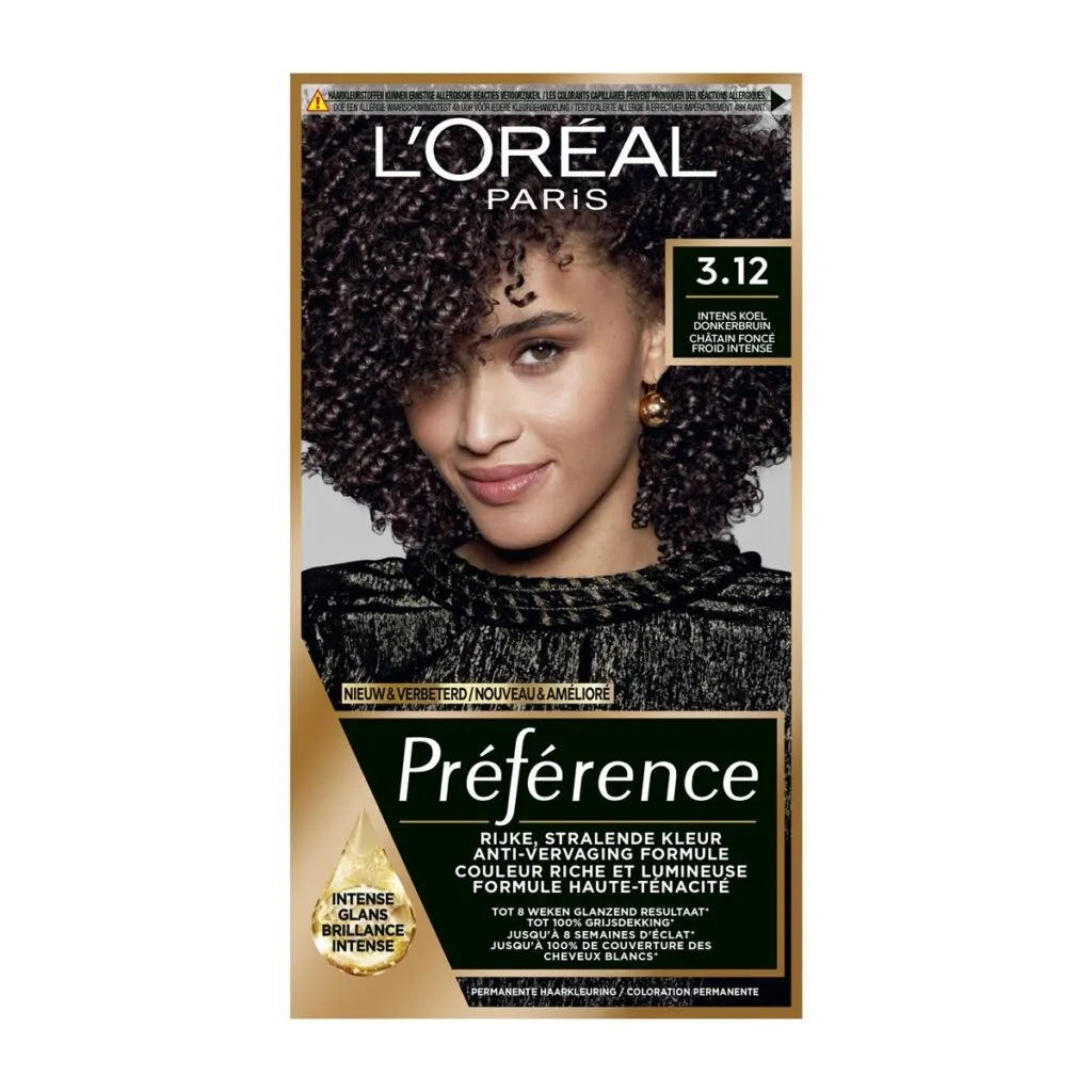 L'Oréal Préférence 3.12 - Intens Koel Donkerbruin (1 stuk)