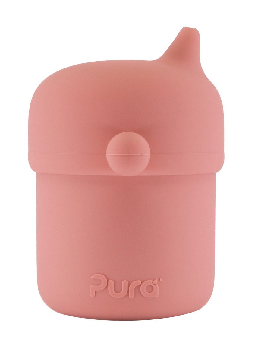 Pura My-My Silicone Sippy Cup Rose (1 stuk)