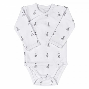 Sophie De Giraf Overslag Romper 50Cm Wit (1 stuk)