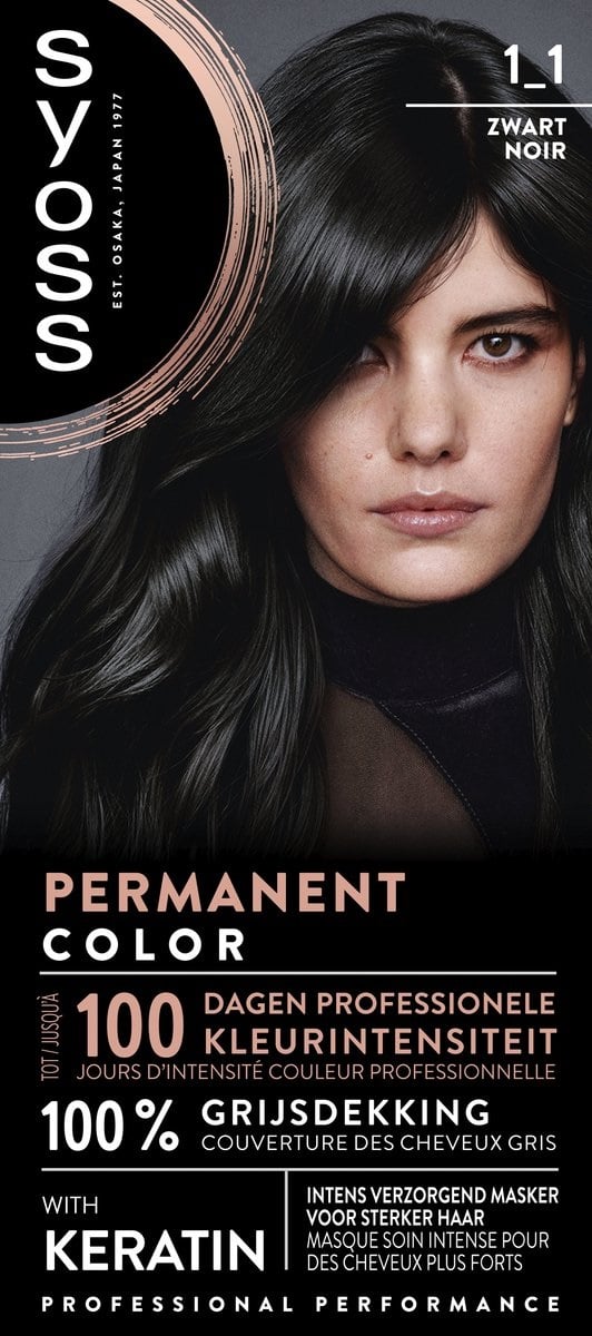 Syoss Colors 1-1 Zwart (1 stuk)