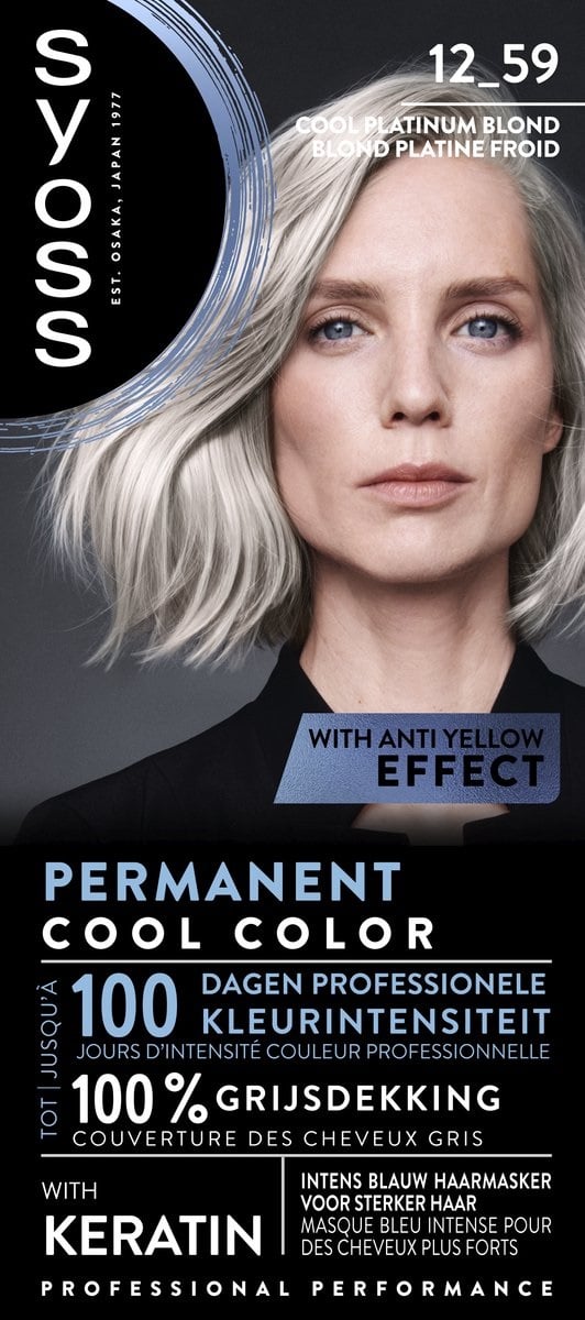 Syoss Colors 12-59 Cool Platinum Blond (1 stuk)