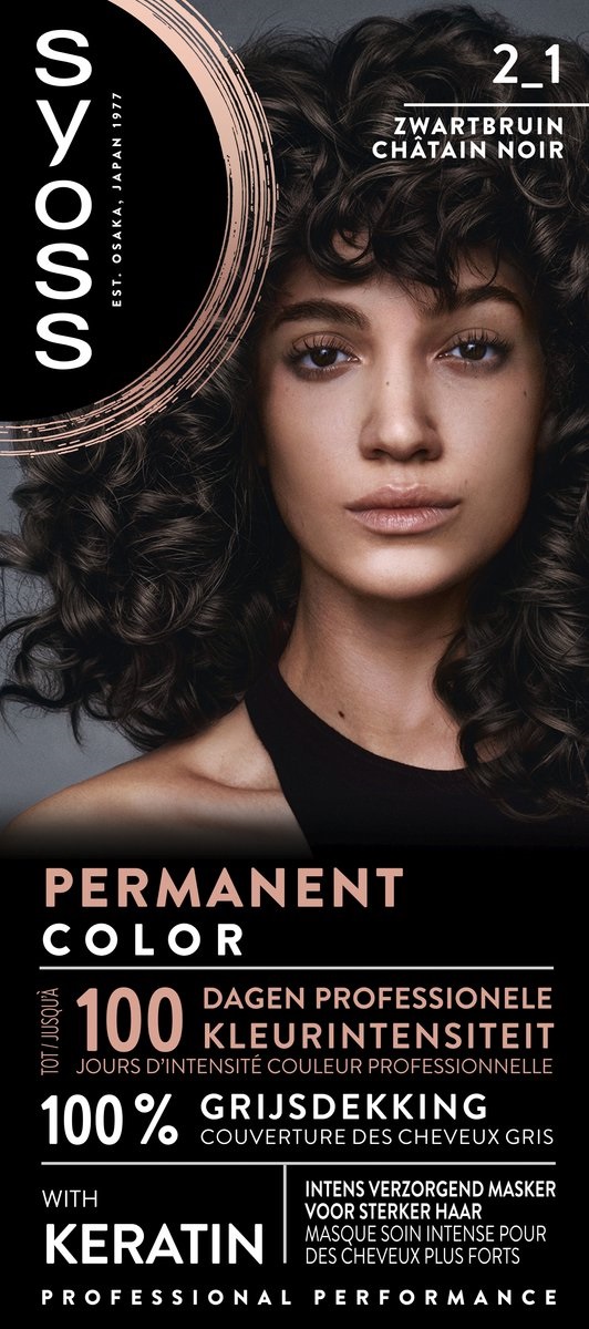 Syoss Colors 2-1 Zwartbruin (1 stuk)