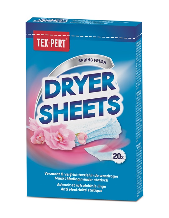 Tex Pert Dryer Sheets 20 Stuks (20 stuks)