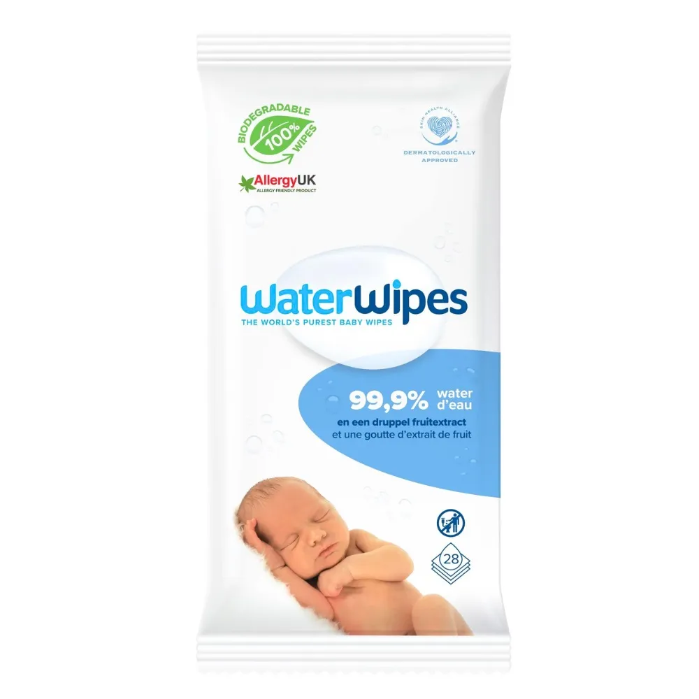 Waterwipes Billendoekjes Plasticvrij (28 stuks)