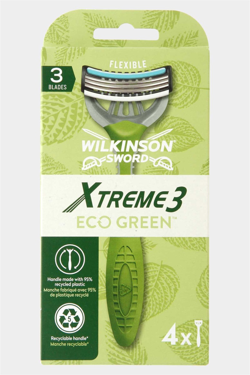 Wilkinson Xtreme 3 Disposables Eco Green (4 stuks)