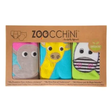 Zoocchini Oefenbroekjes 2-3 Girl Safari (3 stuks)