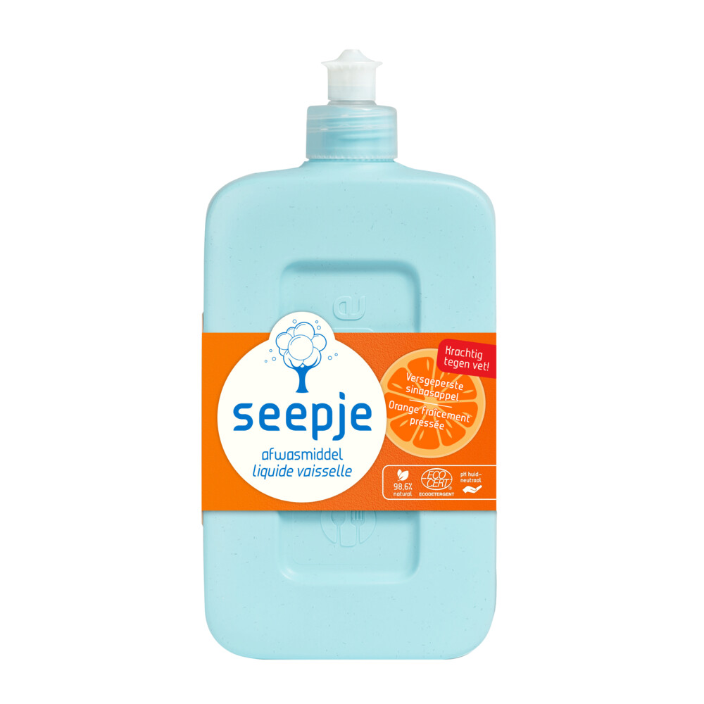 Seepje Afwasmiddel Versgeperste Sinaasappel (500 ml)