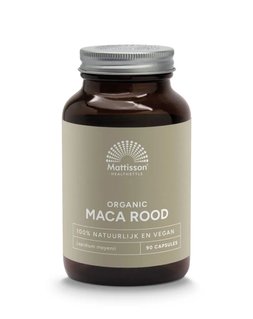 Mattisson Biologische Rode Maca 750Mg (90 capsules)