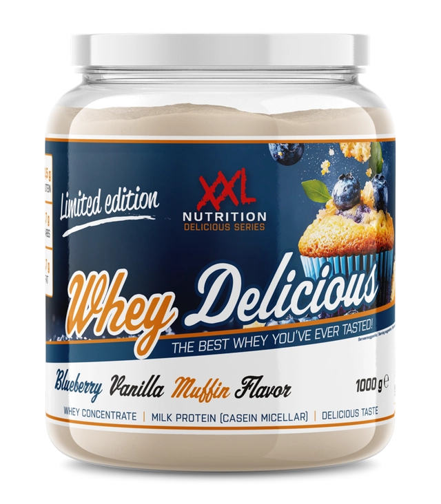 XXL Nutrition Whey Delicious Blueberry Vanilla Muffin (1000 gr)