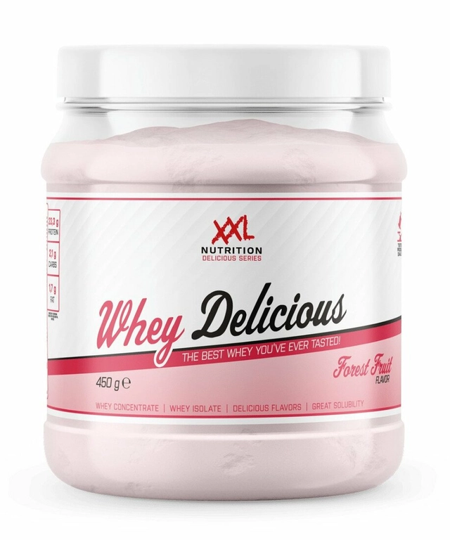 XXL Nutrition Whey Delicious Bosvruchten (450 gr)