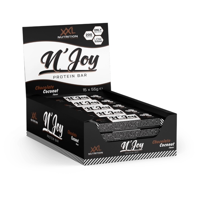 XXL Nutrition N'Joy Protein Bar Chocolate & Coconut (15 X 55 gr)