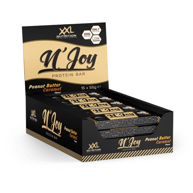 XXL Nutrition N'Joy Protein Bar Peanut Butter & Caramel (15 X 55 gr)