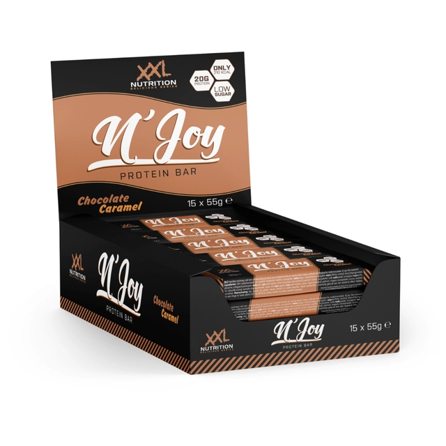 XXL Nutrition N'Joy Protein Bar Chocolate Caramel (15 X 55 gr)