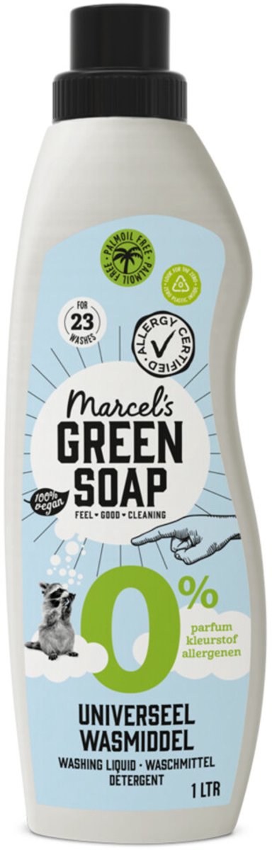 Marcel's Green Soap Wasmiddel Universeel 0% (1000 ml)