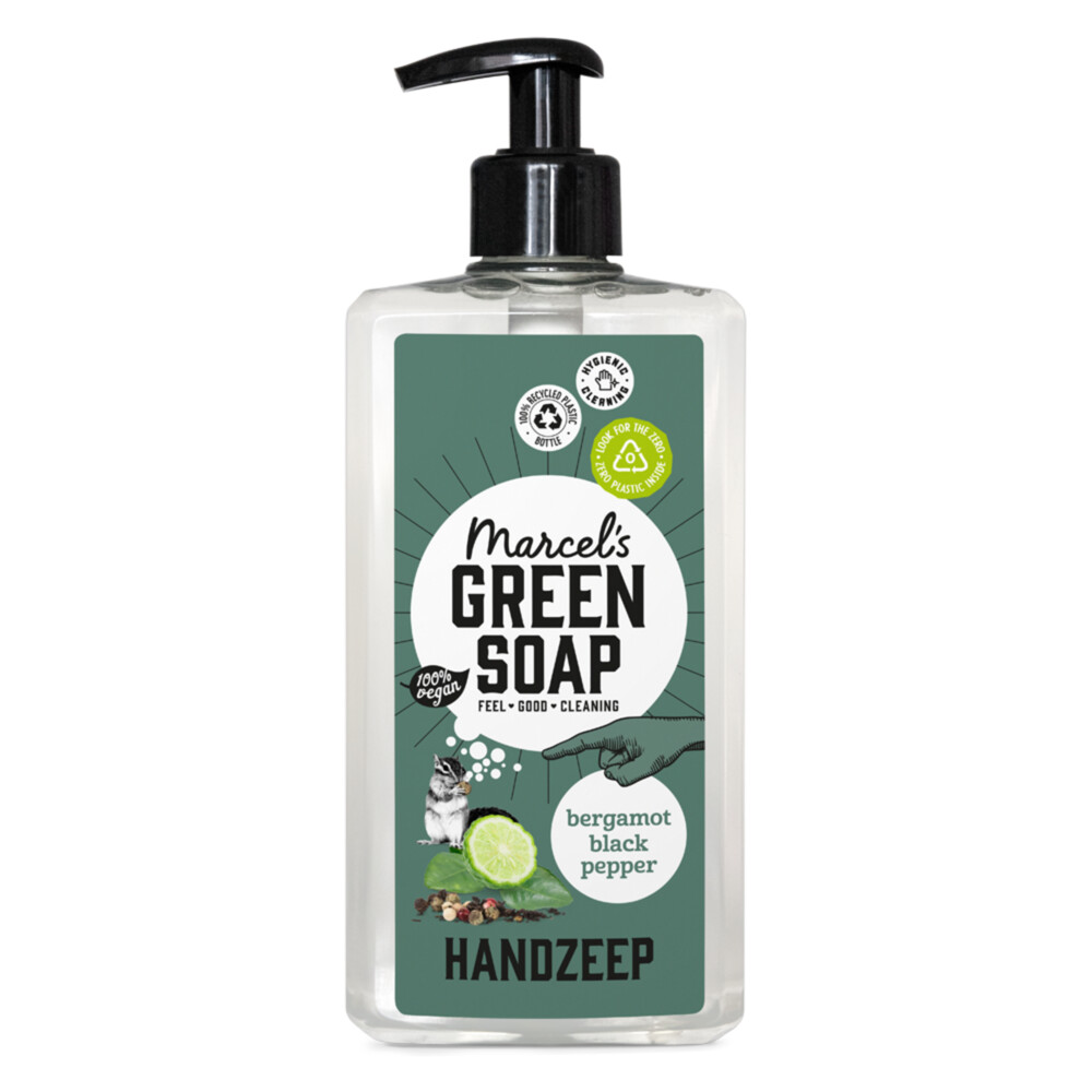 Marcel's Green Soap Handzeep Bergamot & Black Pepper (500 ml)