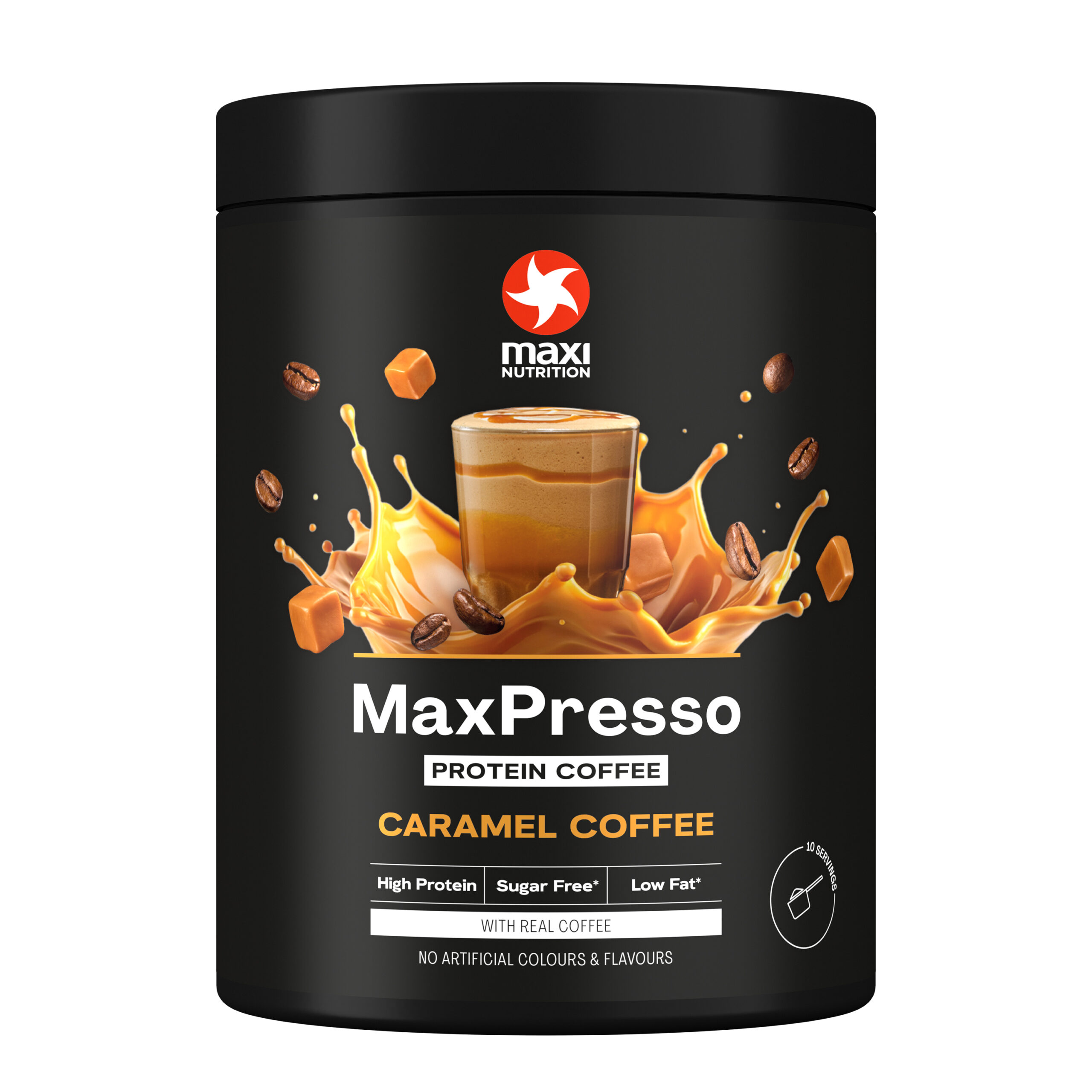 Maxi Nutrition Maxpresso Eiwit Koffie Karamel (300 gr)