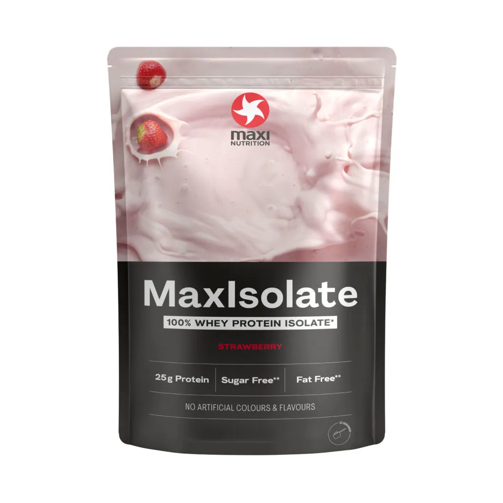 Maxi Nutrition Eiwit Isolaat Aardbei (1000 gr)