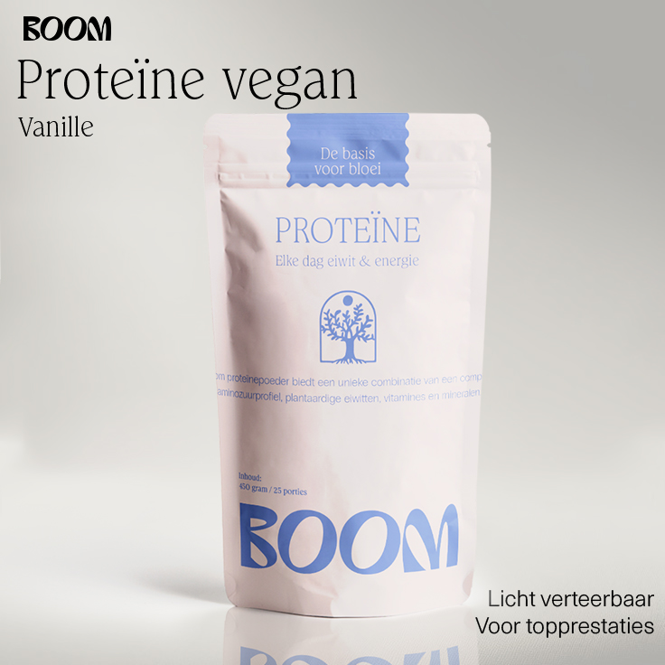 Boom Nutritions Protein Powder Vanille Vegan (450 gr)