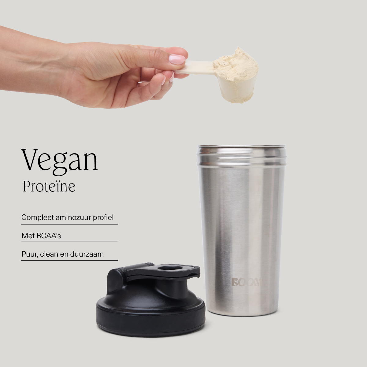 Boom Nutritions Protein Powder Vanille Vegan (450 gr) - image 5