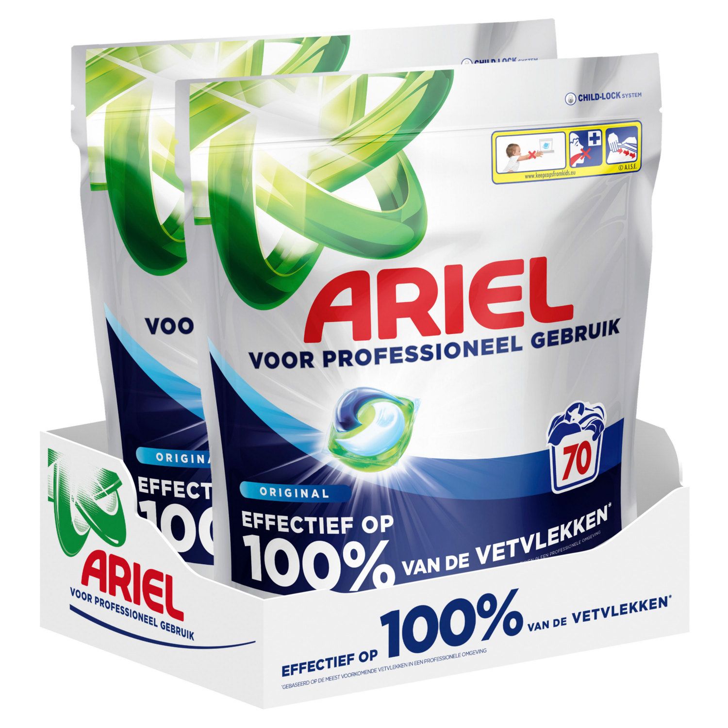 Ariel Professional All-In-1 Pods Wasmiddel Regular  (70 stuks)