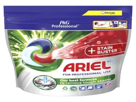 Ariel Professional All-In-1 Pods Wasmiddel Stain Buster  (60 stuks)