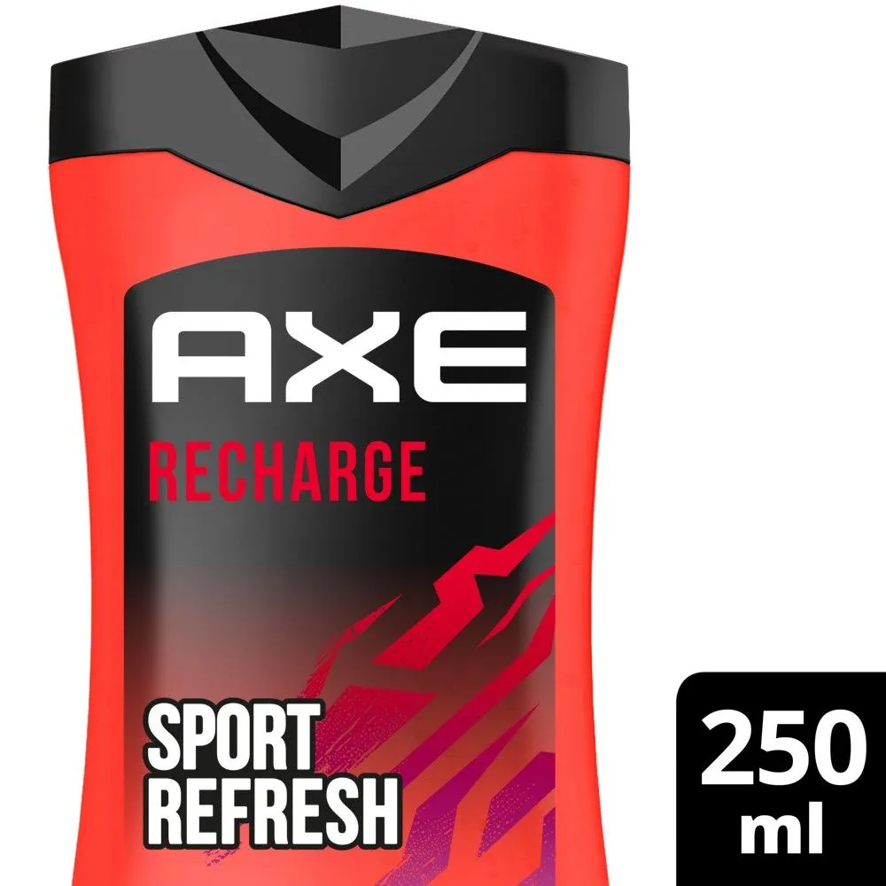Axe Showergel 3In1 Recharge (250 ml)
