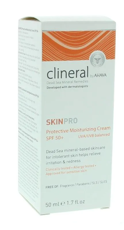 Ahava Clineral Skinpro Protective Moisturiser SPF50 (50 ml)