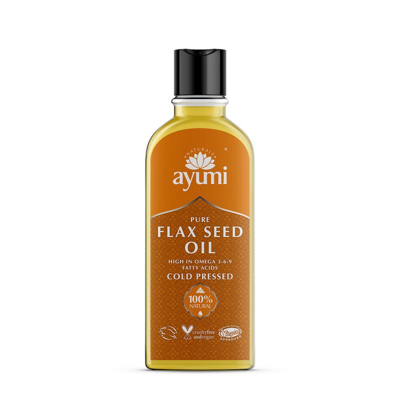 Ayumi Pure Flax Seed Oil Cold Pressed (150 ml)