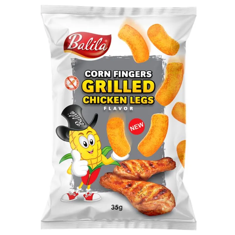 Balila Corn Puffs Grilled Chicken Glutenvrij (35 gr)
