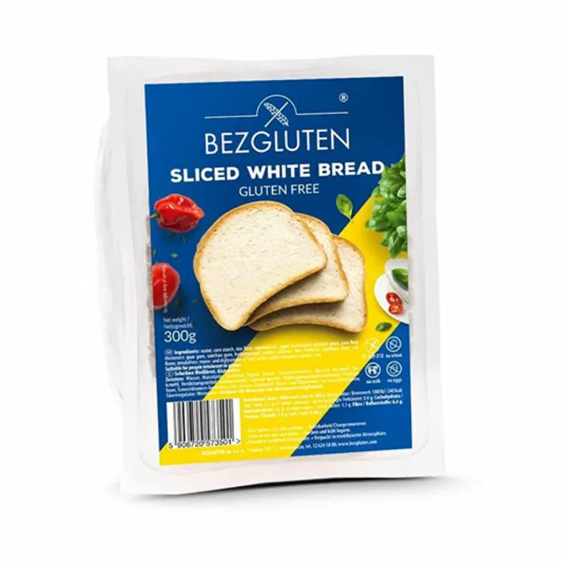 Bezgluten Wit Brood Gesneden Glutenvrij (300 gr)