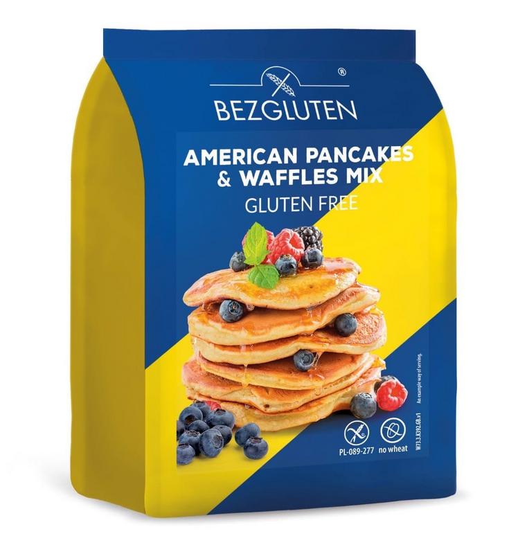 Bezgluten American Pancakes & Waffles Mix Glutenvrij (300 gr)