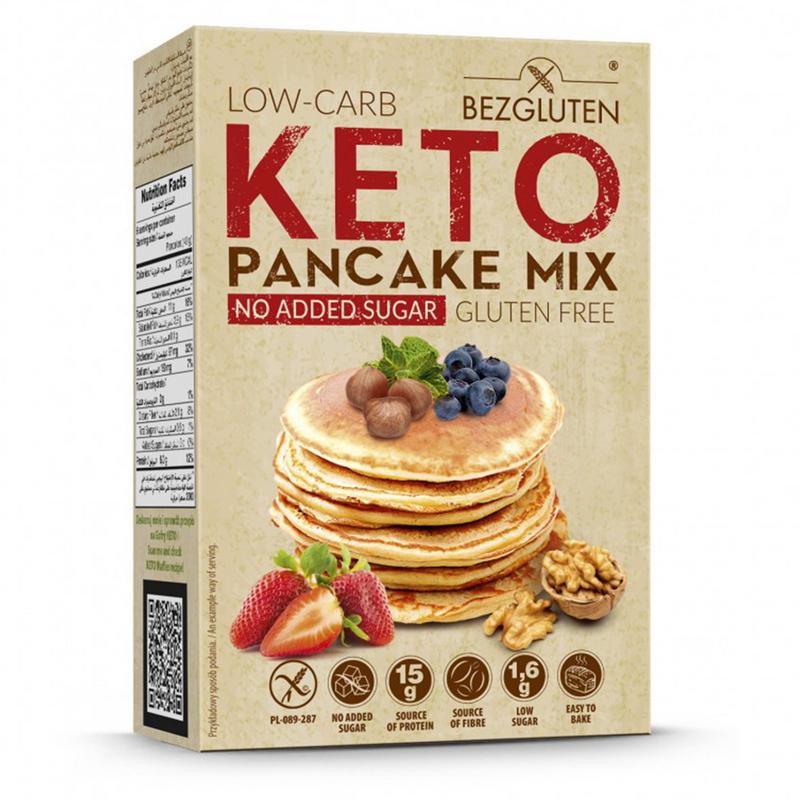 Bezgluten Pancake Mix Keto Glutenvrij (150 gr)