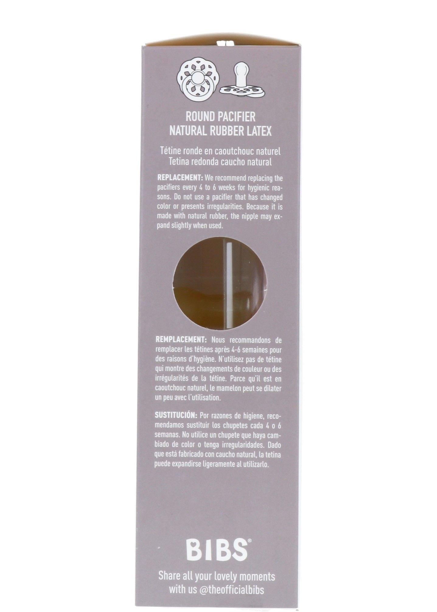 Bibs Fopspeen Maat 2 Blossom Lila (2 stuks) - image 2