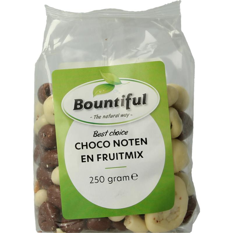 Bountiful Choco Noten Fruitmix (250 gr)